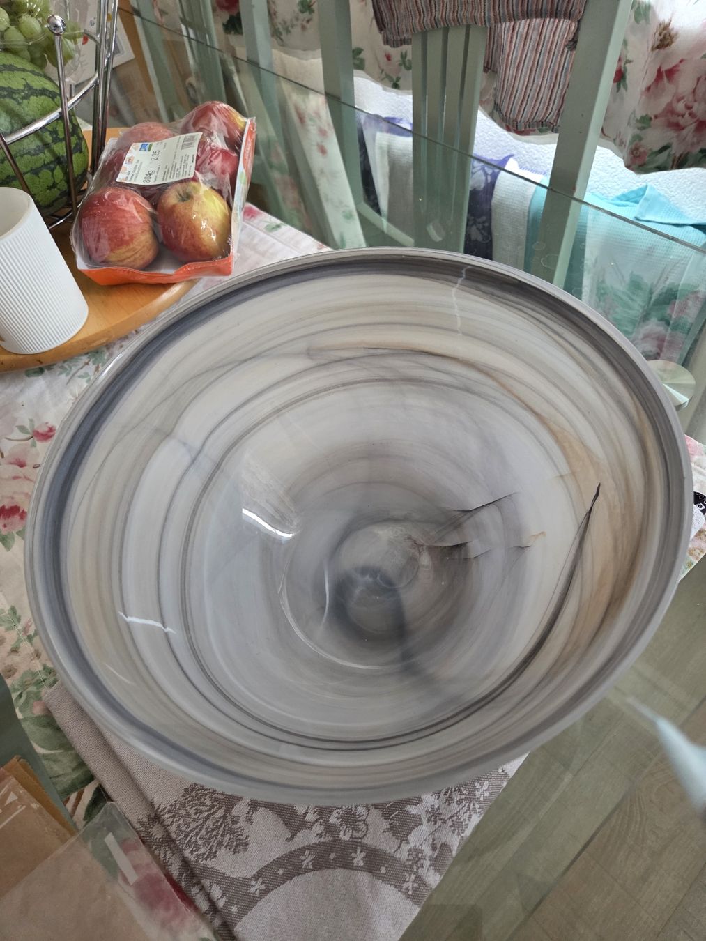 Bicchieri: GlasSchale Marmoriert, Marke Leonardo – Nuovo (secondo la descrizione) da Krummenau venduto da Livis_Shop 1