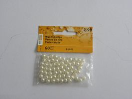 Wachsperlen 60 St. 6mm NEU OVP