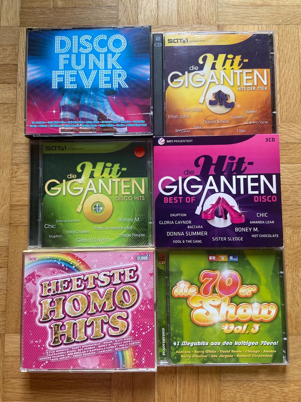 CD: Disco Hit Giganten 70er Hits – Usato da Wabern venduto da fingersinfactories