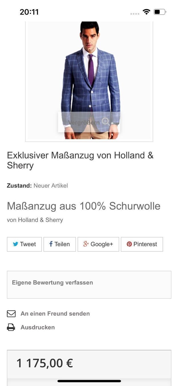 Completi: Holland & Sherry – Usato da Menzingen venduto da Dali2504 5