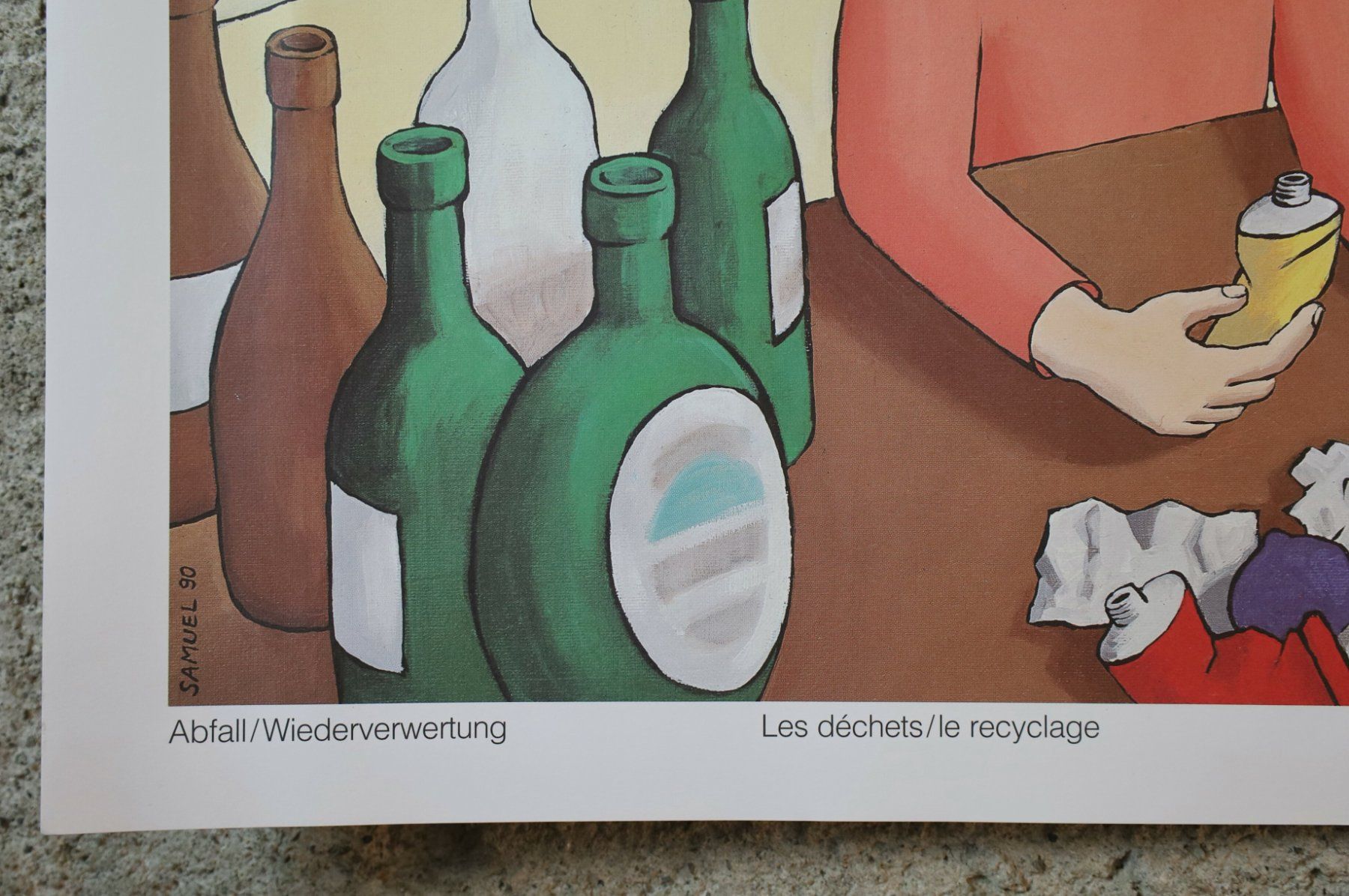 Foto & Immagini: Schulwandbild, Wandbild, Lehrbild "Abfall / Recycling" – Usato da Birrwil venduto da brandschatz_birrwil 2