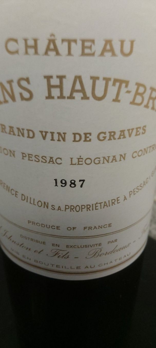 Haut-Brion Vino: Château Bahans Haut-Brion  1987 – Nuovo (secondo la descrizione) da Grenchen venduto da poggione 3