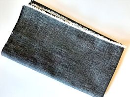 0,6m Jeans Gina schwarz Breite 135cm neu