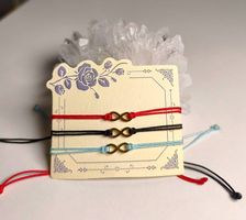 Bracelet porte-bonheur simple et délicat(acier inox doré) 