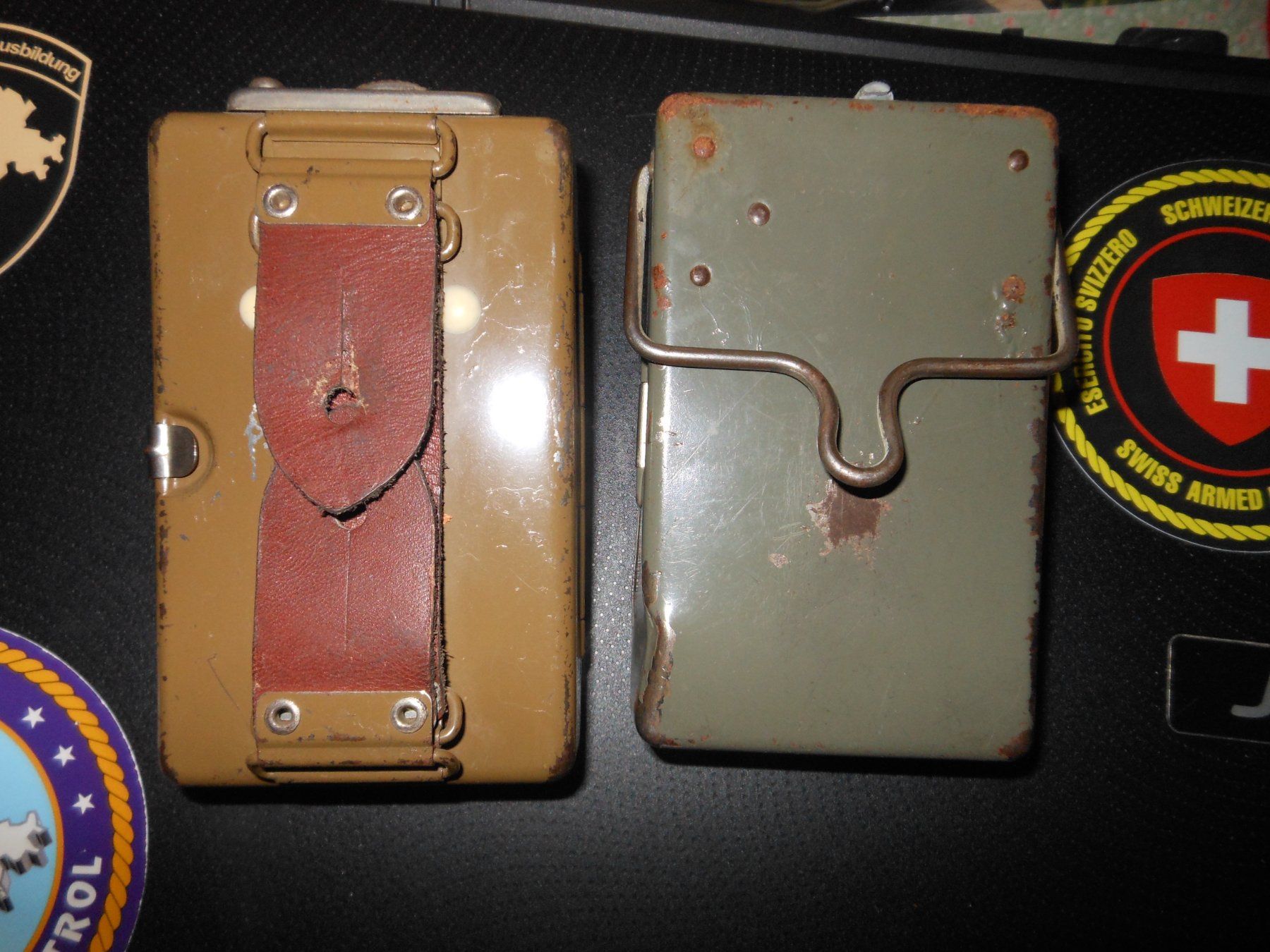 Schweizer Armee Lampade: 2x Vintage Schweizer Armeelampe Pilot + Eclanché Lampe – Usato da füllinsdorf venduto da raiatea1 2