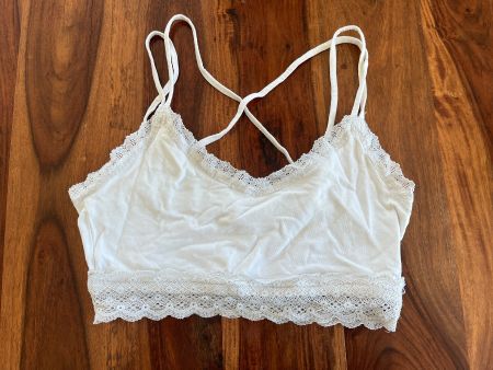 Crop top en dentelle blanc Tally Weijl, taille XS