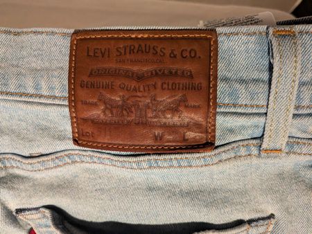 levi's 511 W33 L34 men light denim