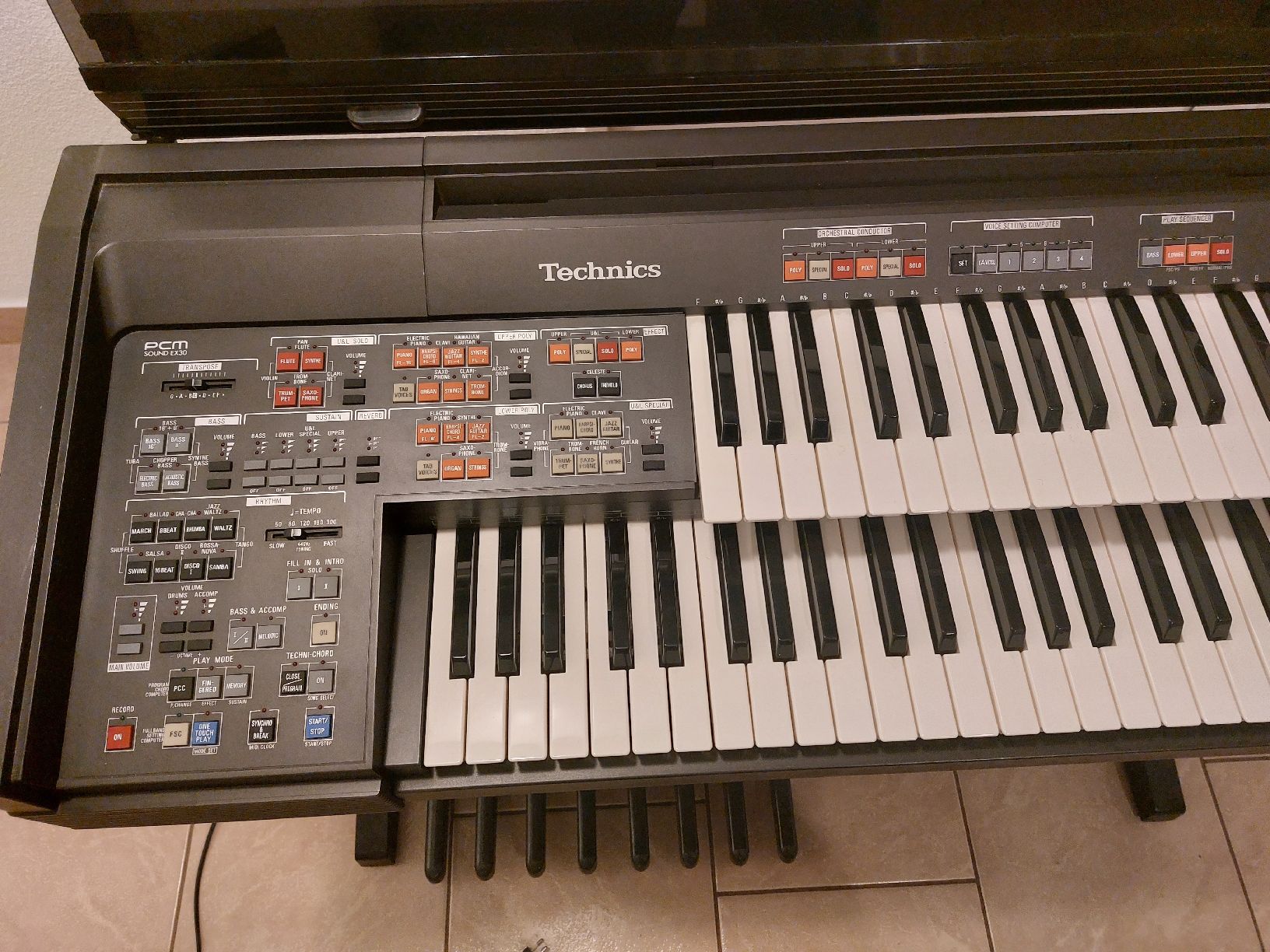 Technics Musikinstrumente: Technics Heimorgel SX-EX30 Keyboard Orgel – Gebraucht aus Frauenfeld von lightpainter 2