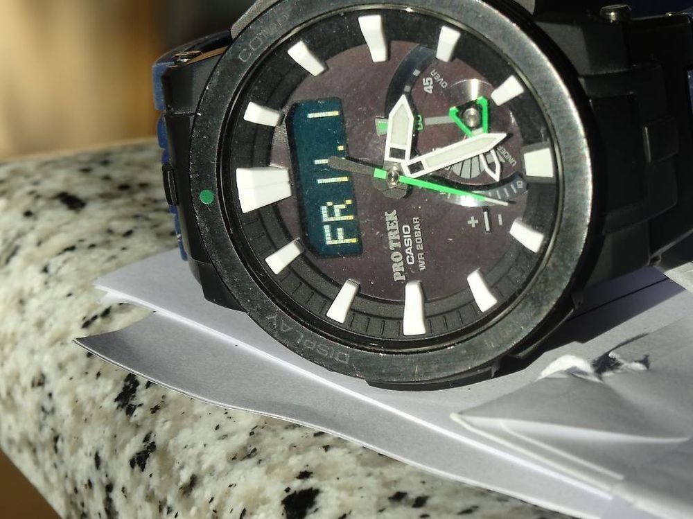 Casio Orologi: CASIO PWR 7000 Solar & Funkuhr – Usato da Buttisholz venduto da buttiholli 1
