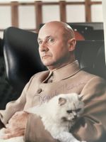 BOND: DONALD PLEASENCE ( 1919 - 1995 ) ORIG. SIGN. GROSSFOTO