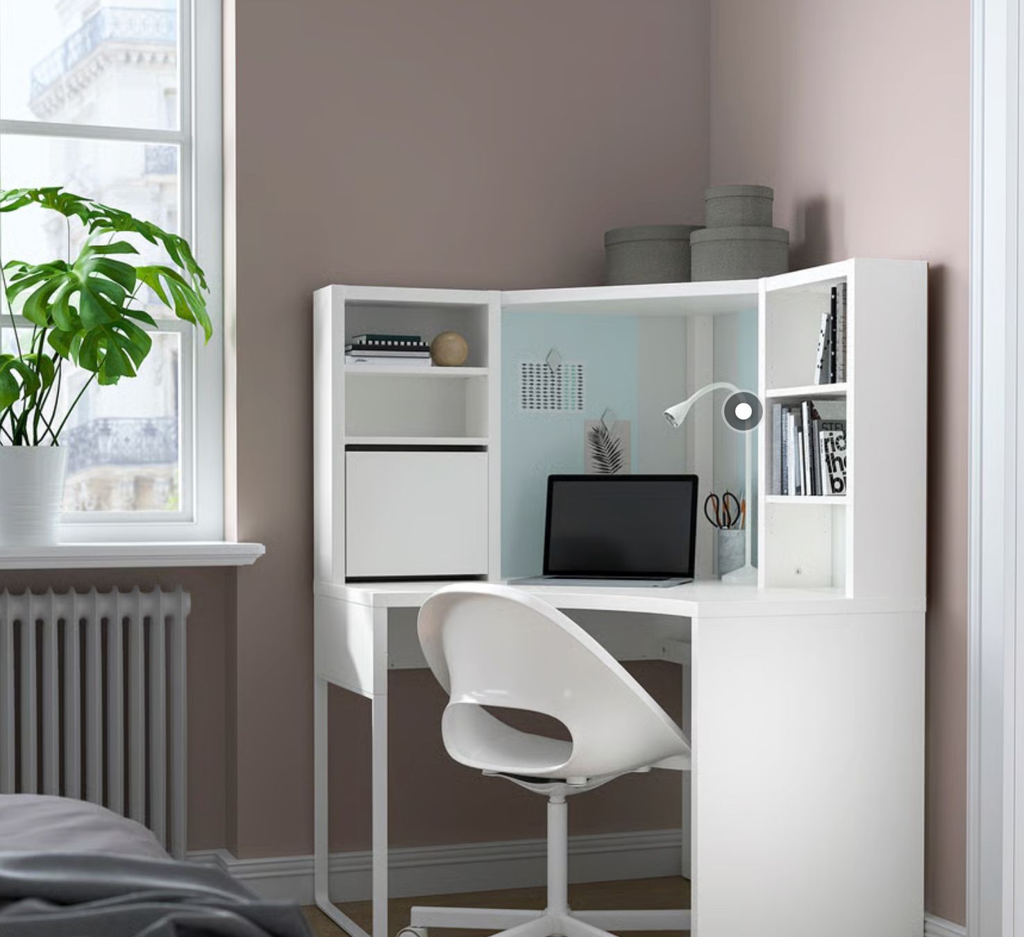 Ikea Scrivanie: IKEA Eck-Pult Schreibtisch mit Hocker und Korpus – Usato da Hochdorf venduto da chiiaramatt 3