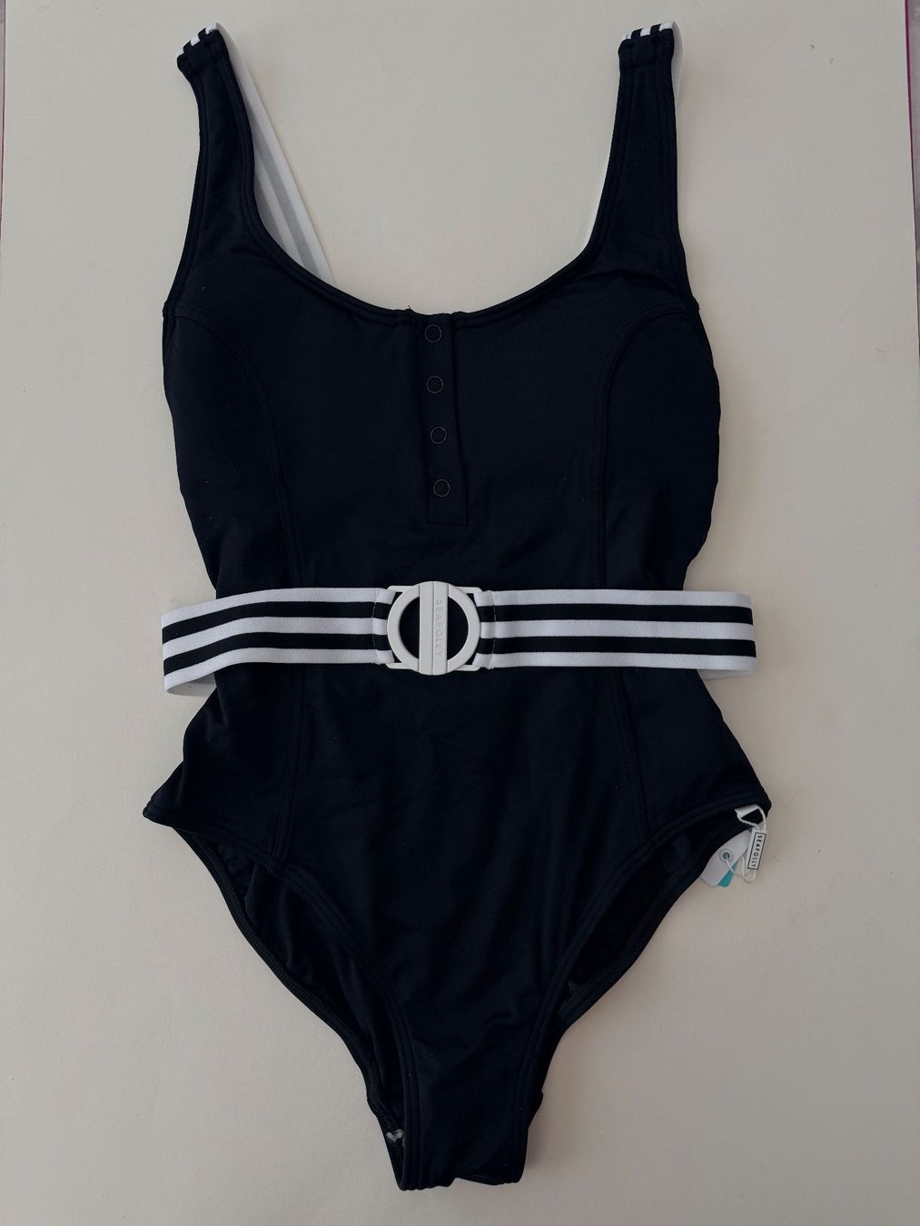 Seafolly Costumi da bagno & Bikini: SEAFOLLY, Badekleid, Grösse 36, Farbe Schwarz – Nuovo e nell'imballaggio originale da Rudolfstetten venduto da gst_g7xl 3