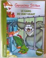 Livre Geronimo Stilton Le Gang du Chat Géant bon état