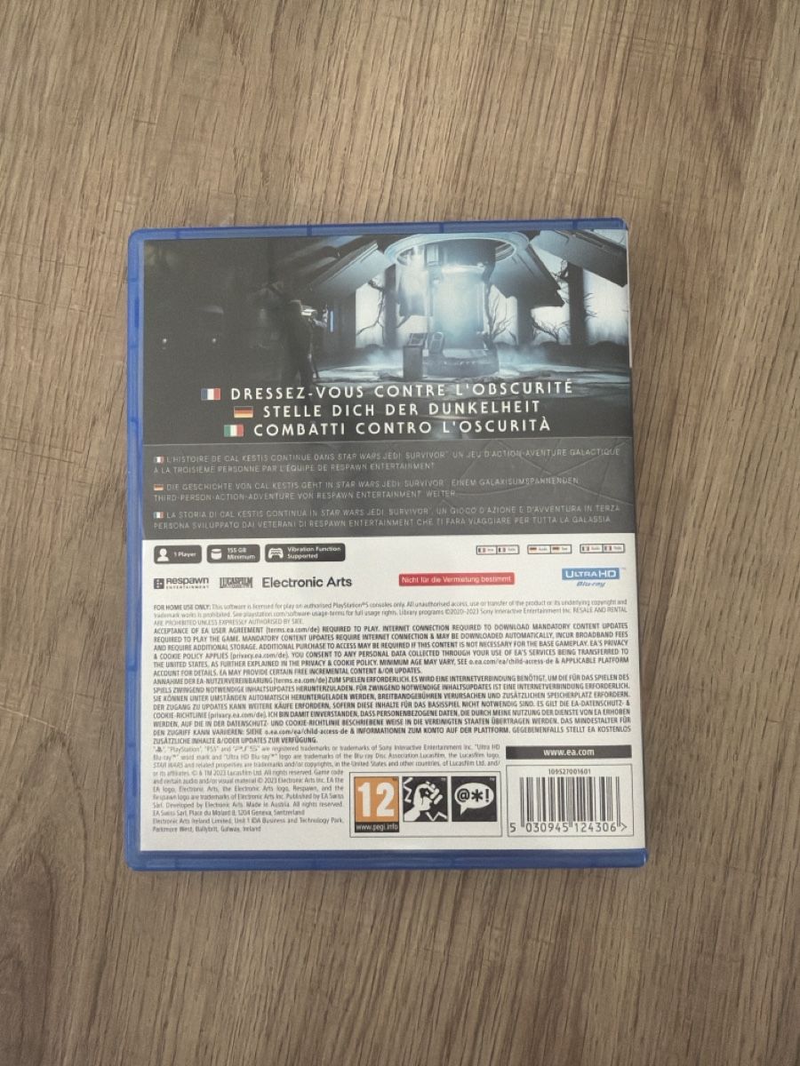 Spiele: Star Wars Jedi Survivor Ps5 – Gebraucht aus Hagendorn von masterchieff 1