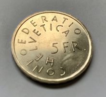 GEDENKMÜNZE DENKMALPFLEGE CHF 5