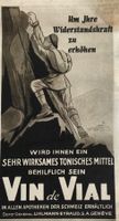 Vintage Reklame, Vian de Vial, Genève, Bergsteigen, 1942