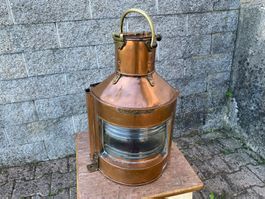 seltene alte Alderson & Gyde Birmingham Schiffslampe
