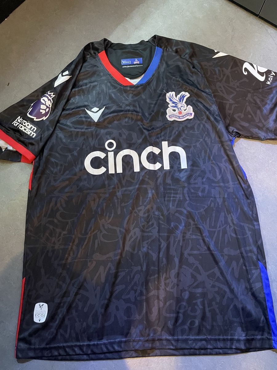 Canottiere & Pantaloni: Crystal Palace Trikot Loreto Gr.L – Usato da Kerns venduto da jol_h6f8