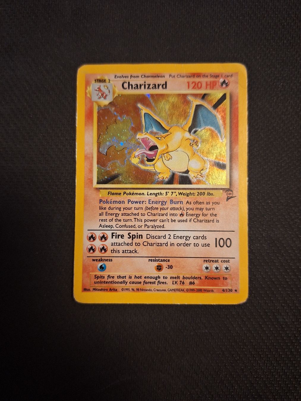 Pokémon Sammelbilder & Trading cards: Pokemon Karte Charizard (B2 4) – Gebraucht aus Obernau von gig_g7j8