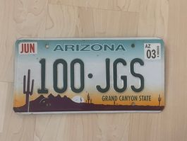 🇺🇸 Original US-Autokennzeichen Arizona Grand Canyon State