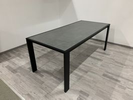 Auszugstisch mit HPL Platte in Steinoptik / 200/260 x 90 cm