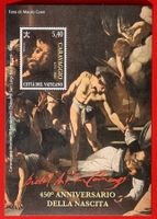 VATIKAN CARAVAGGIO FOGLIETTO BLOCK 2021** POSTFRISCH