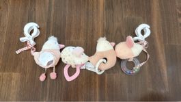 Kinderwagen Spielzeug mit 4 Anhängern guter Zustand