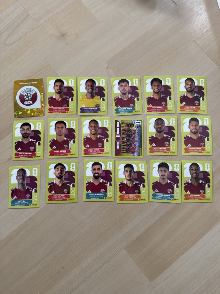 Panini Carte collezionabili: Panini Qatar – Nuovo (secondo la descrizione) da Thun venduto da sergio1981 1