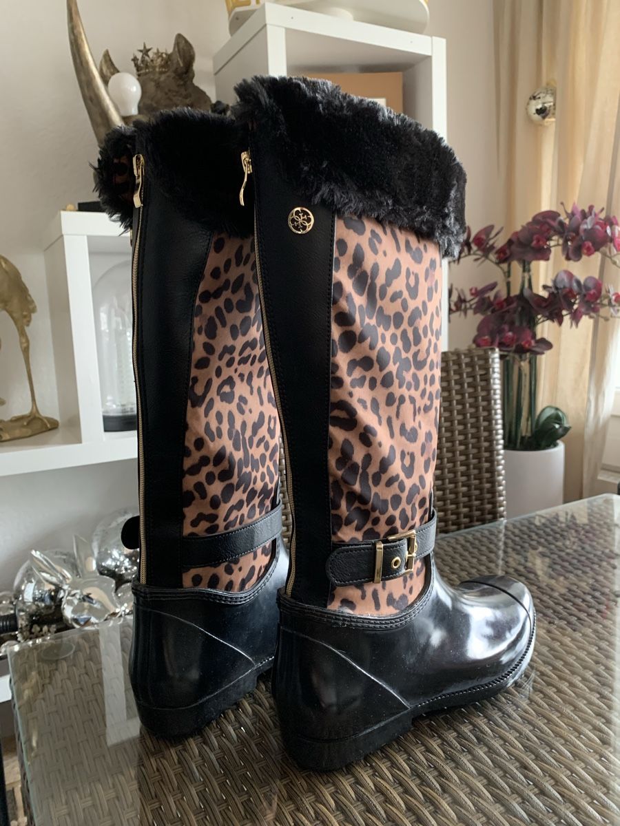 Guess Scarpe da donna: Guess Gummistiefel, Gr. 41, Leo Musteter,! – Nuovo (secondo la descrizione) da Emmenbrücke venduto da Dior09