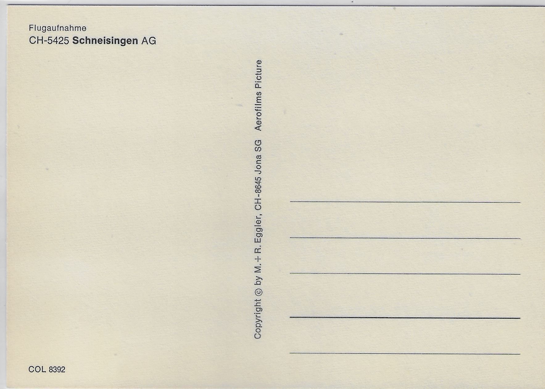 Cartoline postali: Flugaufnahme Schneisingen AG – Antico da Ettingen venduto da Kartenplanet 1