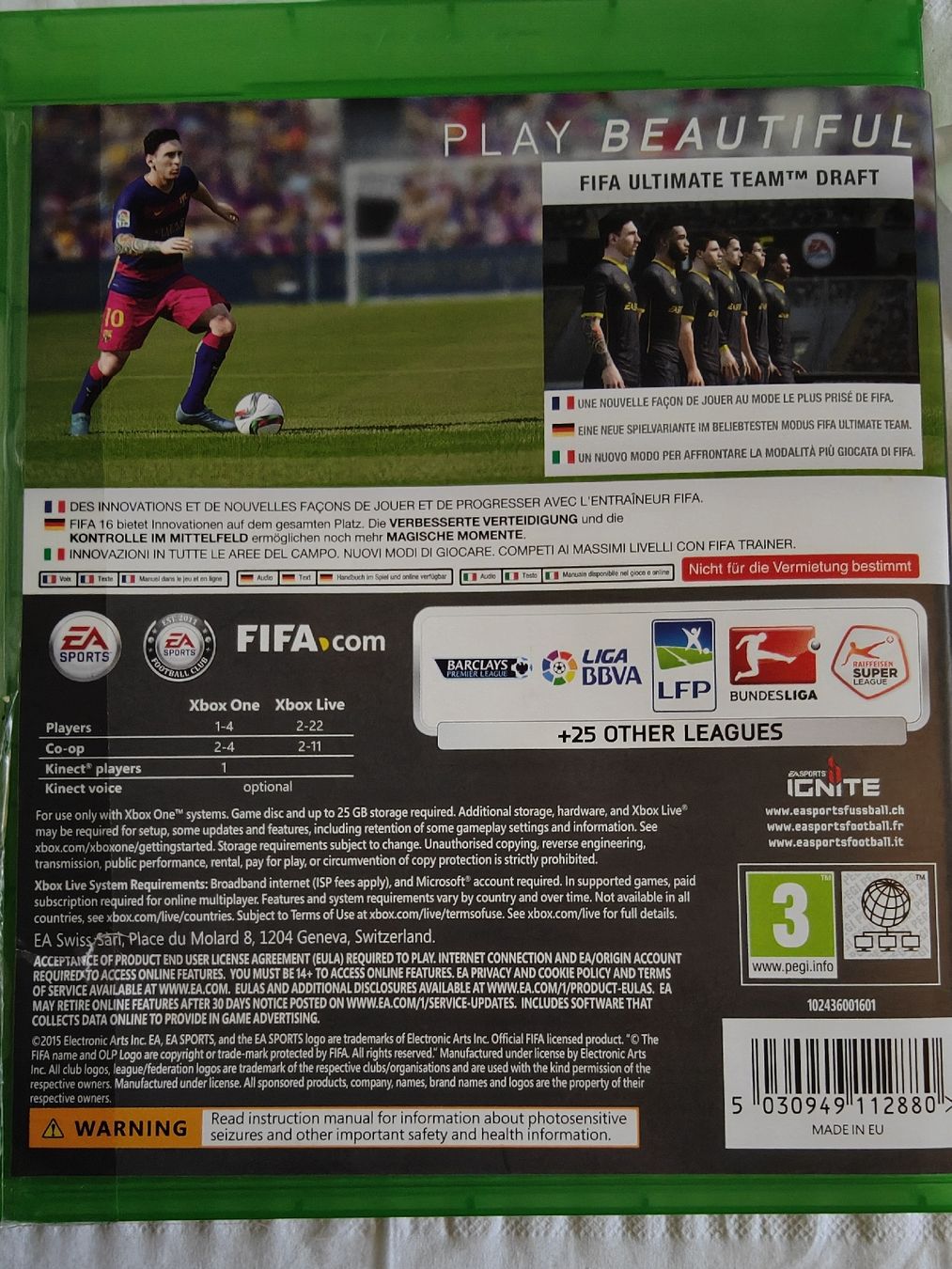 Giochi: FIFA 16 – Usato da Dulliken venduto da datschgi 1