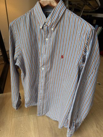 Polo Ralph Lauren Hemd gestreift Custom Fit Grösse L