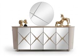 Kommode Italienischer Stil aus Massivholz, 220x54.5x85 cm