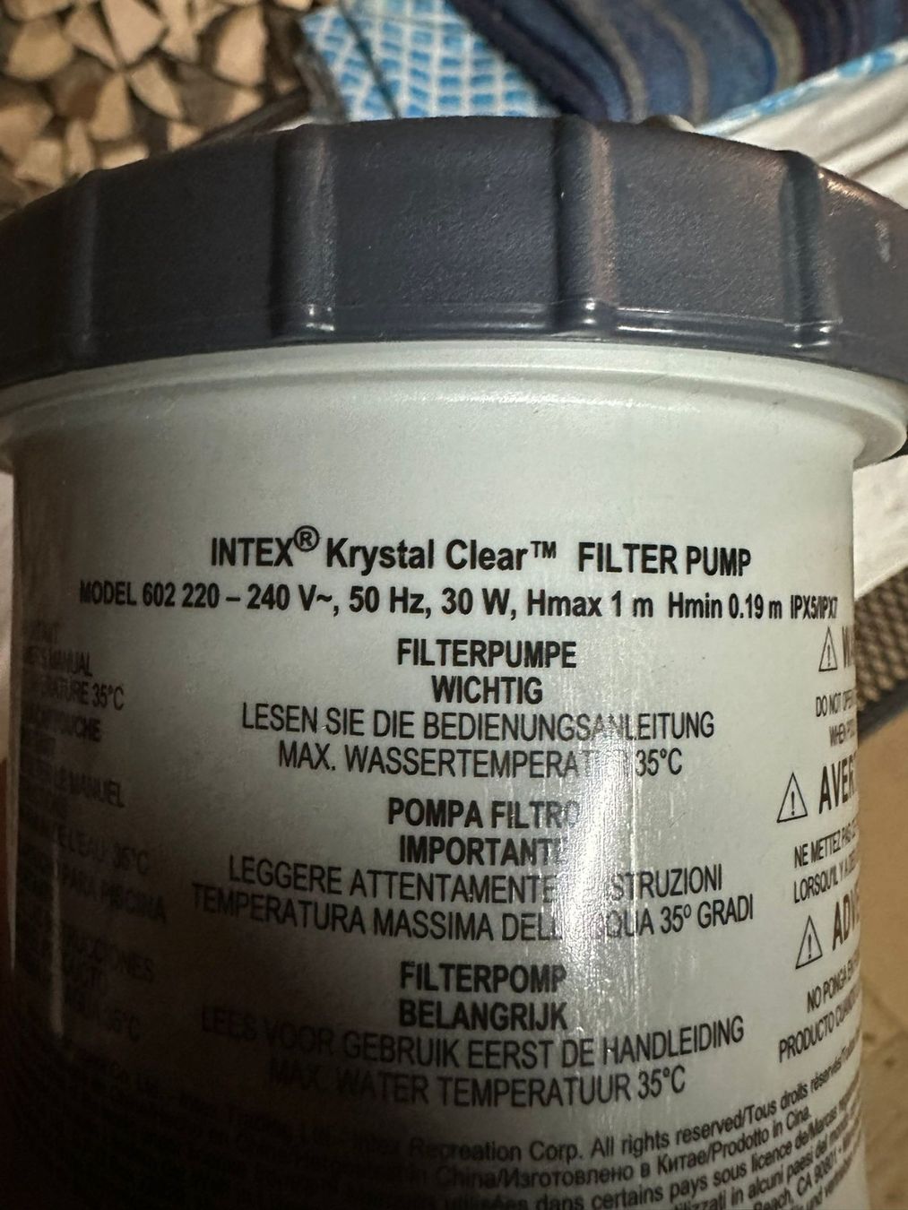 Intex Pompe & Parti di ricambio: Filterpumpe für Pool – Usato da Wegenstetten venduto da Aanfr 3