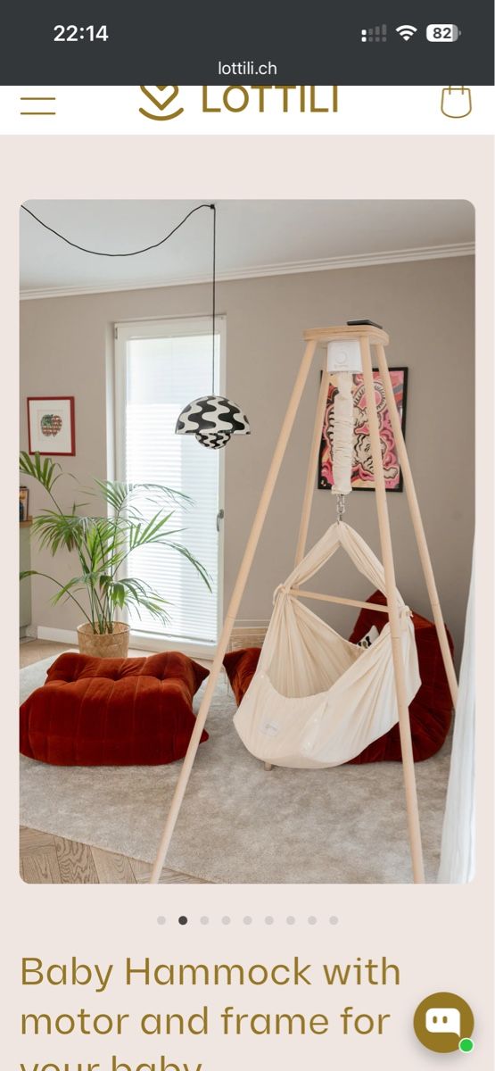 Hamac: Baby Hammock with Motor and Frame excellent condition – D'occasion à Knonau par mar_2rgx