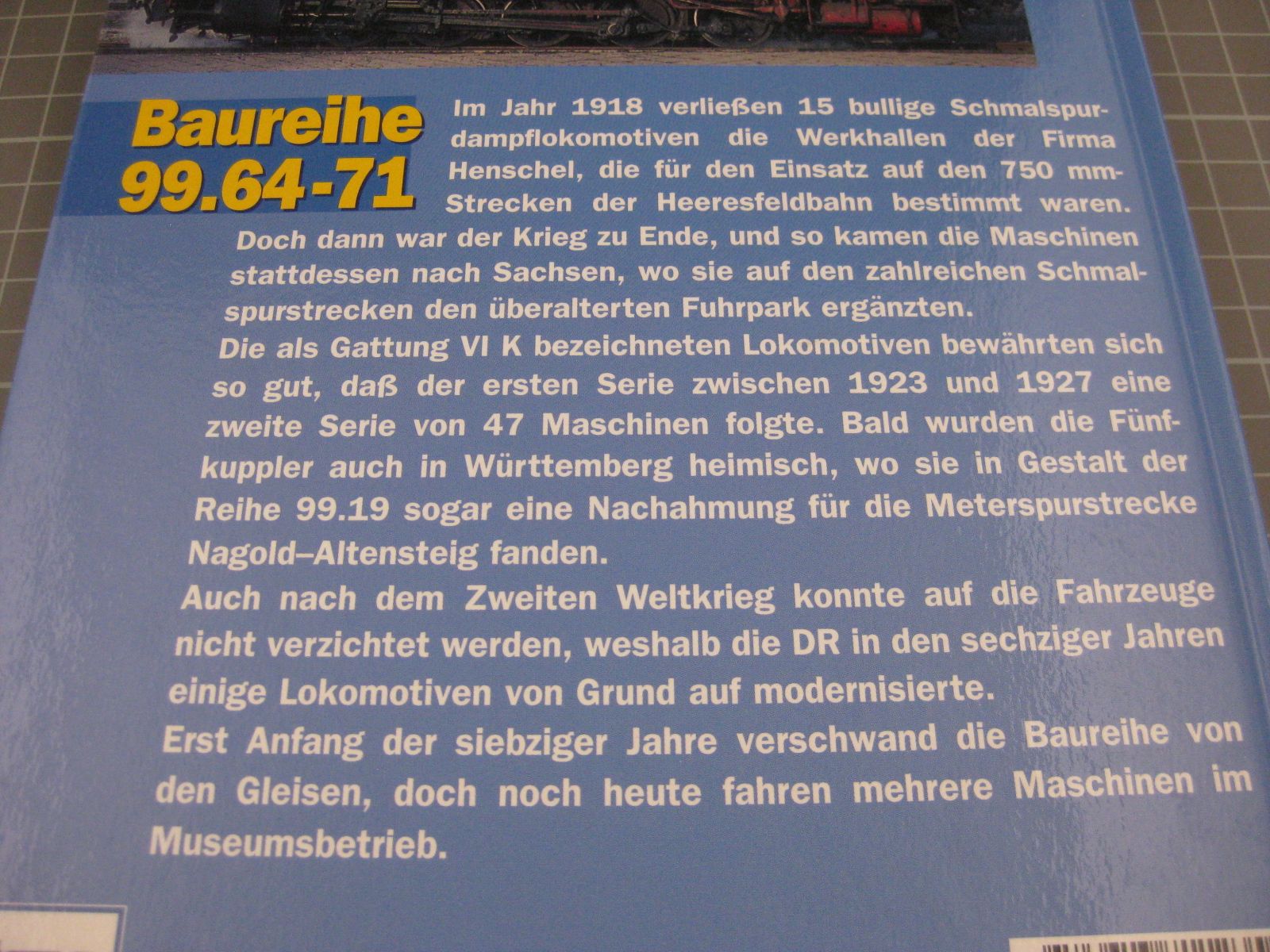 Libri: Buch: Baureihe 99.64-74 – Nuovo (secondo la descrizione) da Malters venduto da Marosko 1