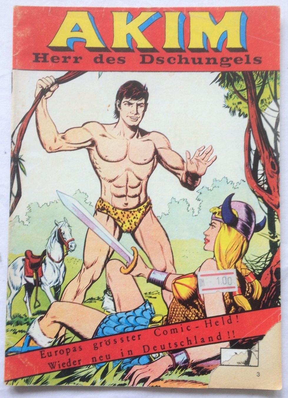 Fumetti: AKIM - Hefte - Nr.2/3/5 – Usato da Schaffhausen venduto da durruti 4