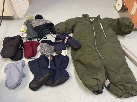 Skidress Grösse 74 + Zubehör