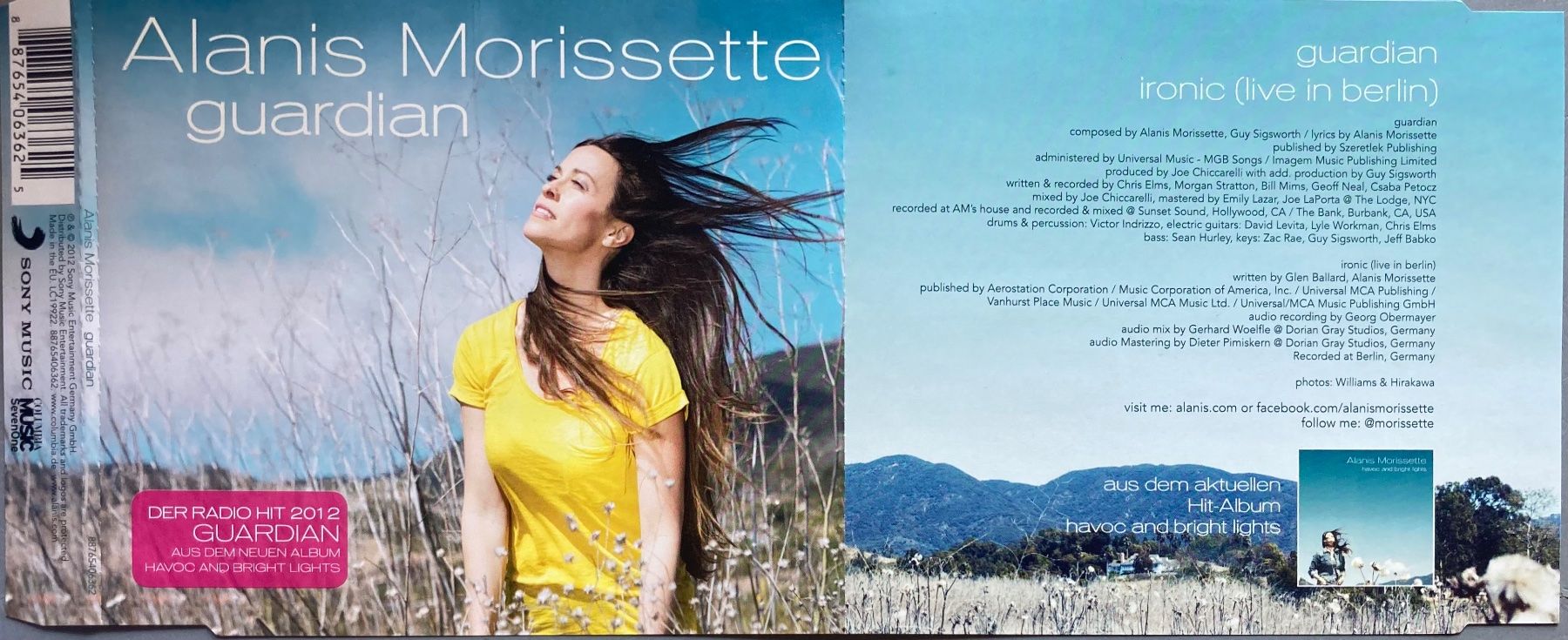 CD: ALANIS MORISSETTE - GUARDIAN – Usato da Poliez-Pittet venduto da Newtown-Records