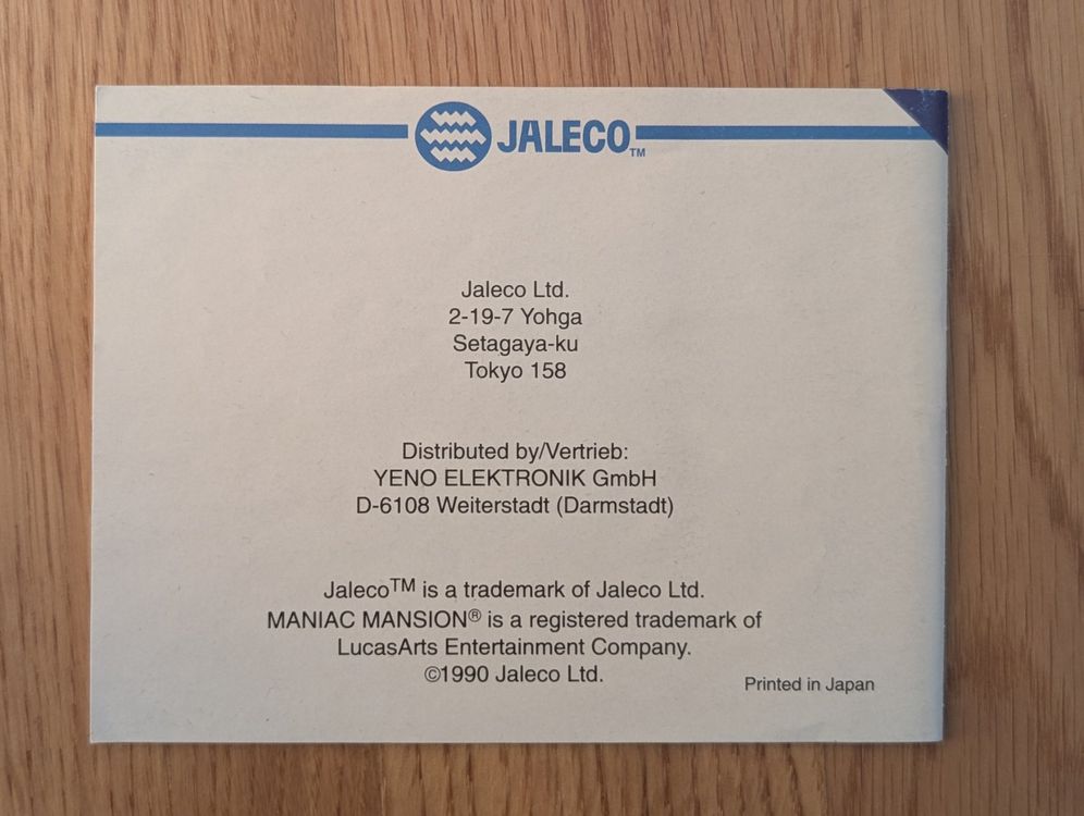 Nintendo Giochi: Maniac Mansion inkl. Handbuch (NES, PAL) – Usato da Luzern venduto da Gwanun 4