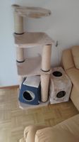 🐈Kratzbaum Hängematte Höhle beige 140x50x50cm Sisal-Kiste🐱