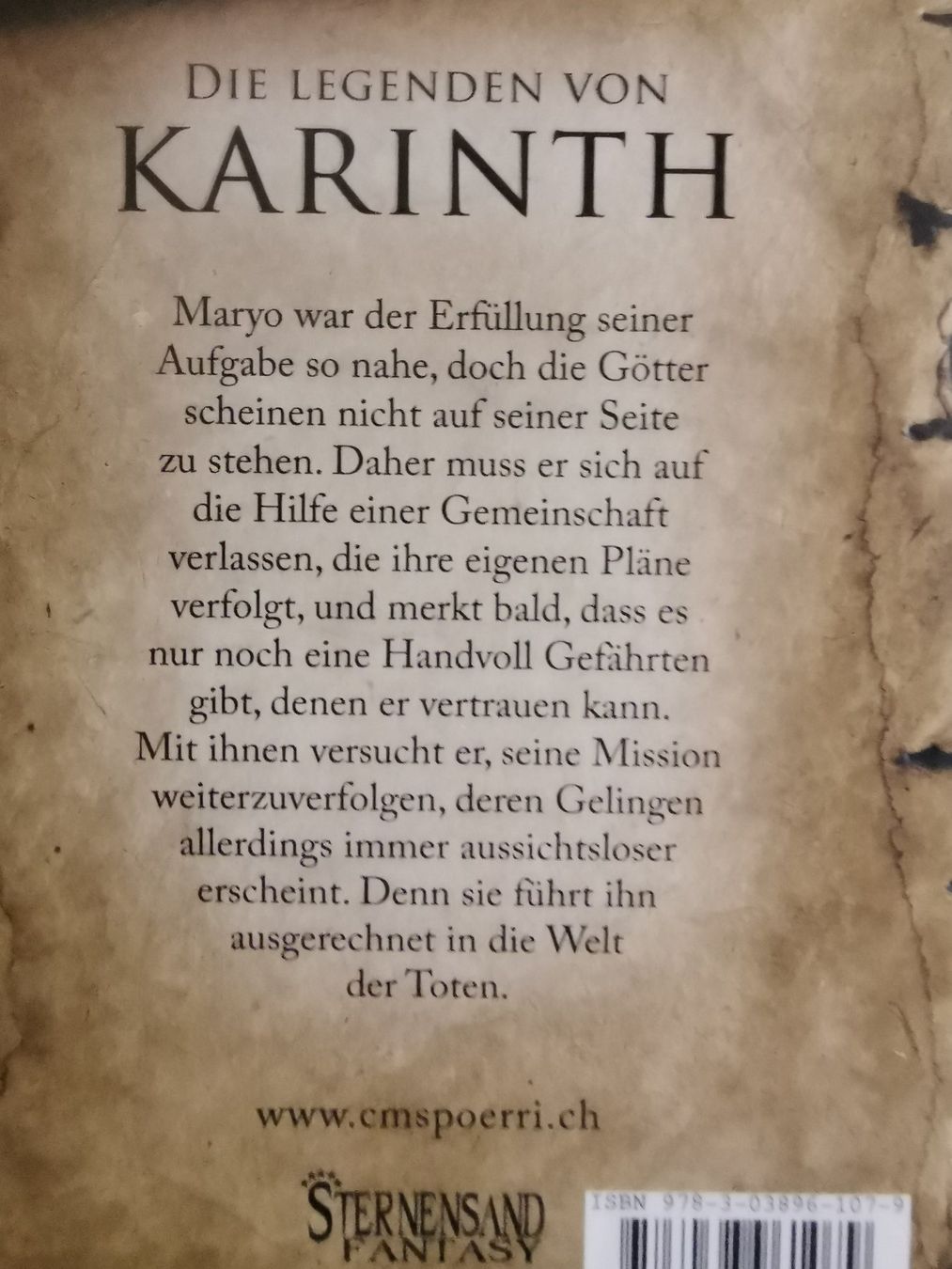 Libri: Die Legenden von Karinth – Usato da bern venduto da jeannie2006 9
