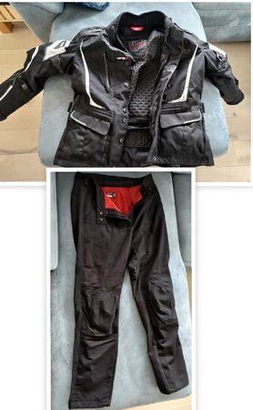 Motorradbekleidung iXS, Jacke DXL und Hose XL, top Zustand!