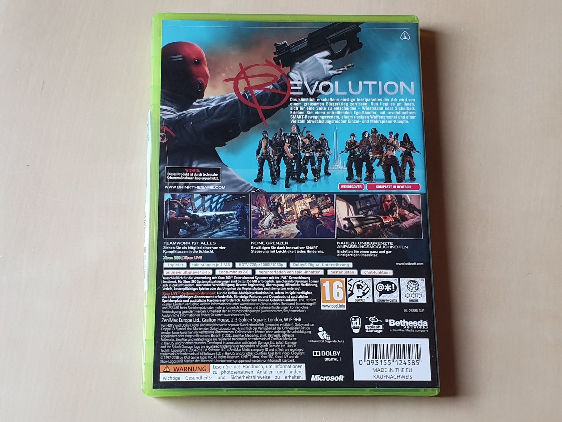 Microsoft Jeux: Brink – D'occasion à Stansstad par collectorsshop 1