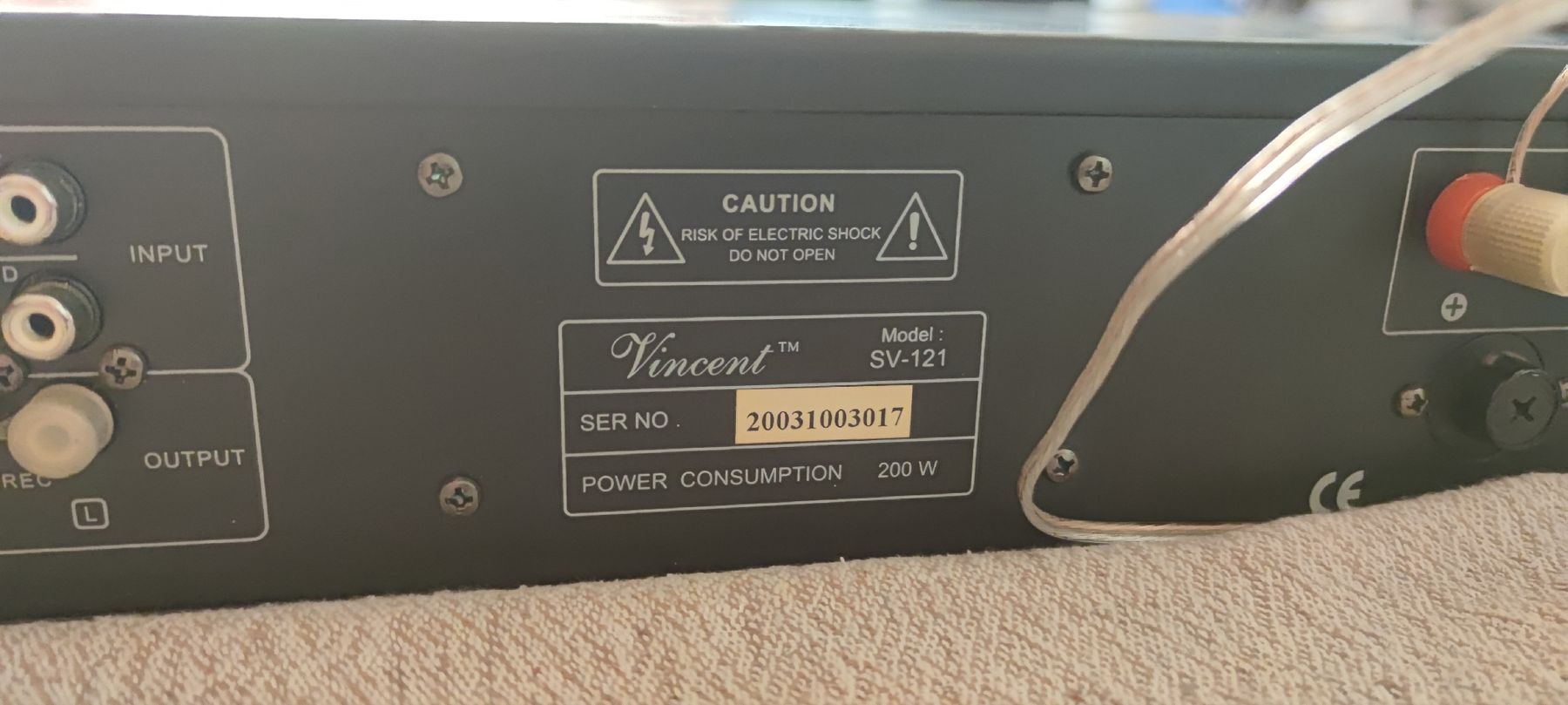 Vincent Amplificatori: Vincent sv 121 – Usato da Meggen venduto da Malecifent 7