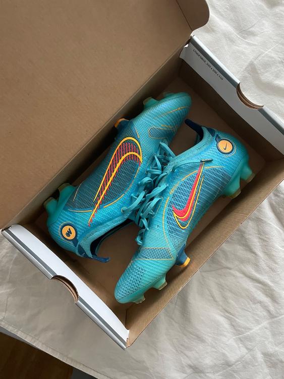 Nike Mercurial Vapor 14 Elite AG 'Chlorin Blue Marina Laser Orange' DJ -  KICKS CREW