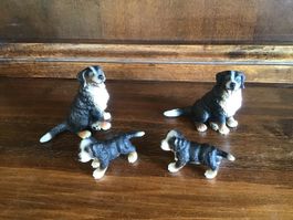 4tlg. Schleich Set Berner Sennenhunde (2 Hunde, 2 Welpen)