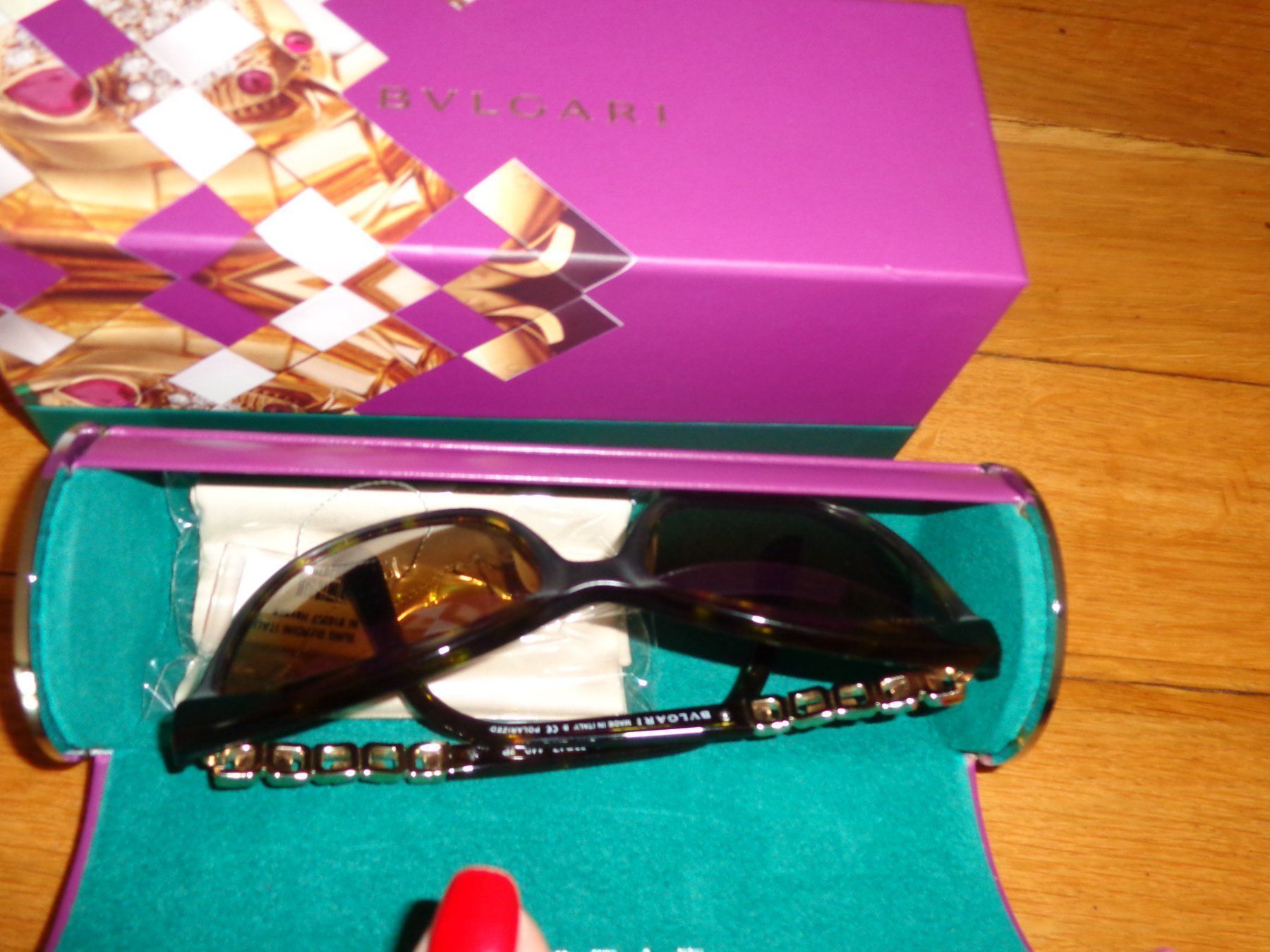 Bulgari Brillen & Gläser: Superbe Lunettes soleil BULGARI, Neuf – Neu und originalverpackt aus St-Blaise von endora63 6