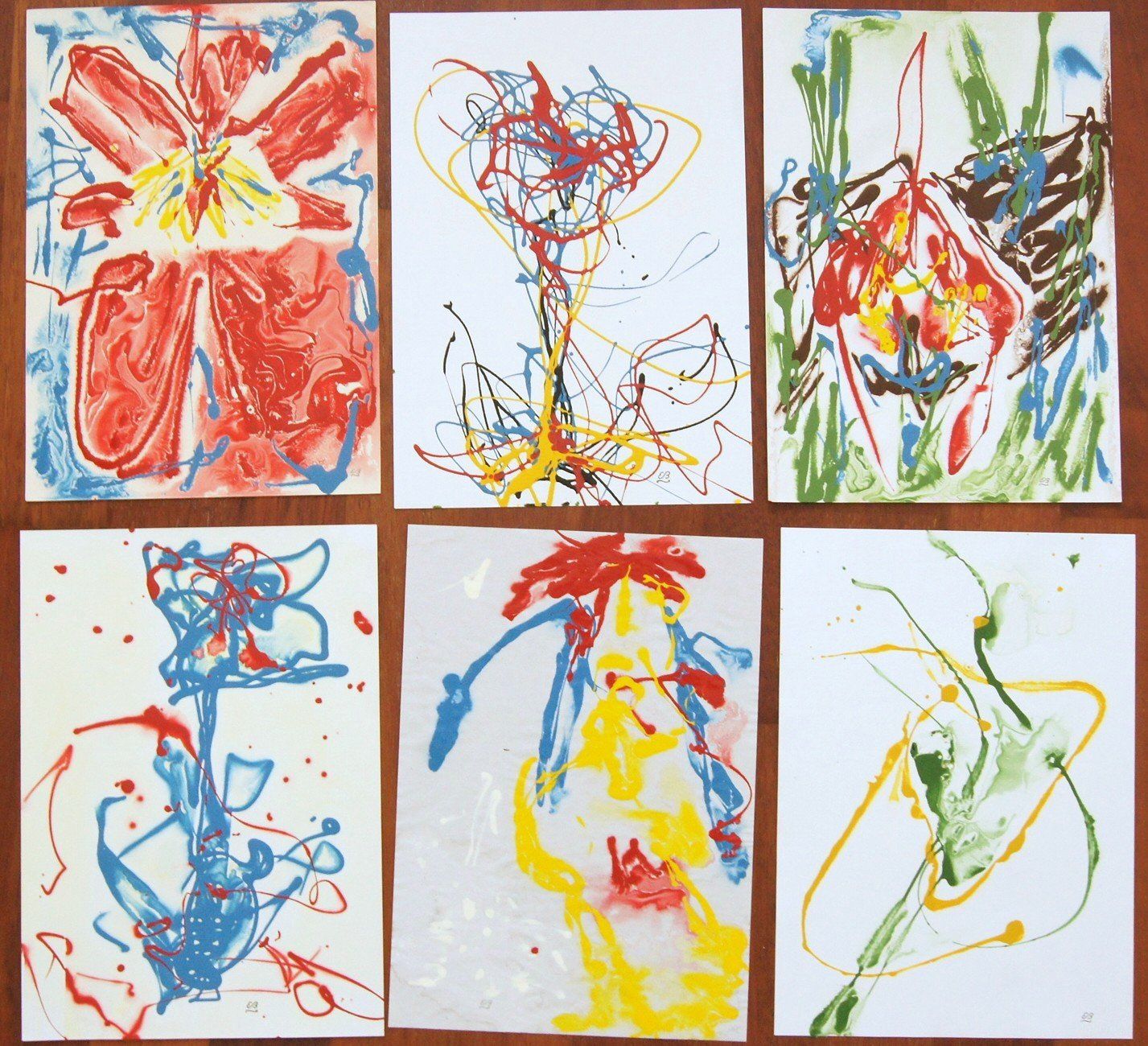 Dipinti: Serie 10+ Informel Gemälde: Blumen – Usato da Fribourg venduto da erw_68dx 1