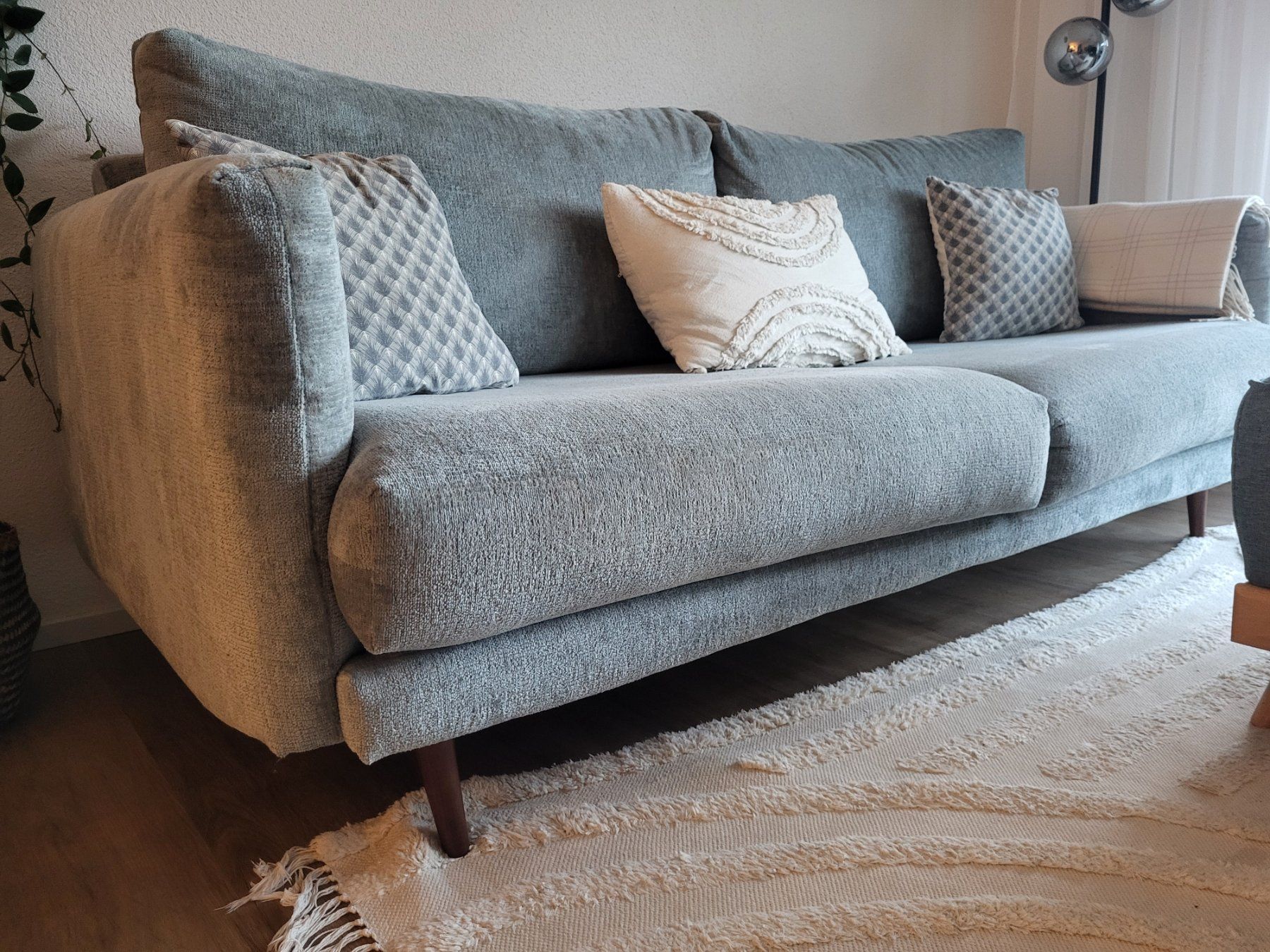 Sofas: 3 er Sofa kristallblau – D'occasion à Erlinsbach SO par F.Furter 2